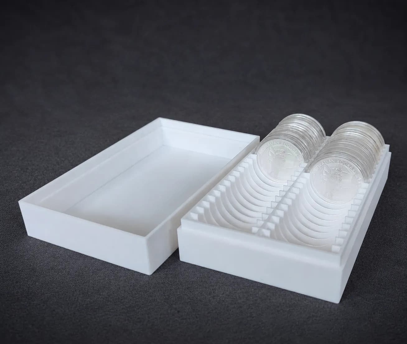 Münzbox für 40x 1 Oz Silbermünzen