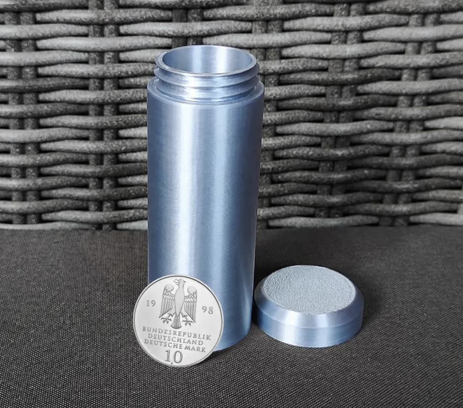 Münztube für 50x 10 DM Silber Gedenkmünzen Bild 8