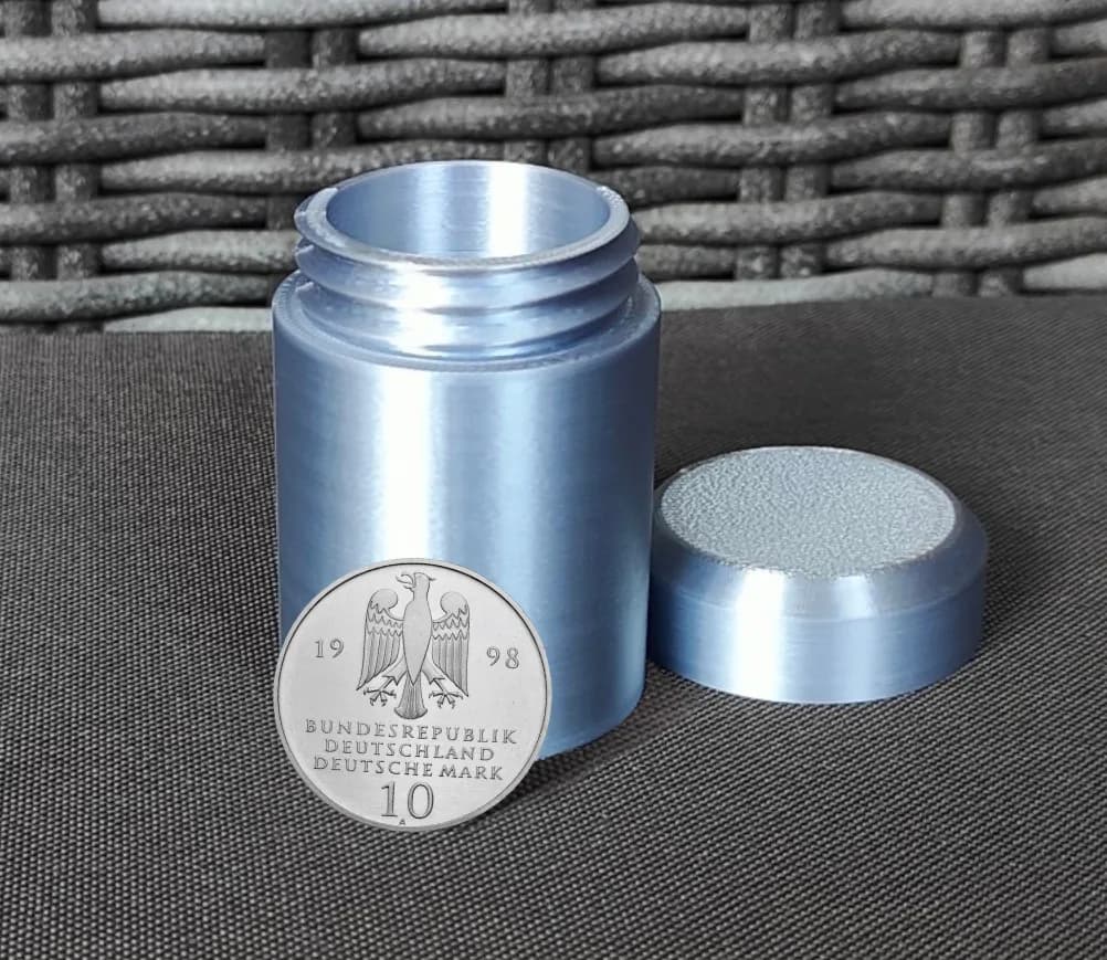 Münztube für 25x 10 DM Silber Gedenkmünzen Bild 8