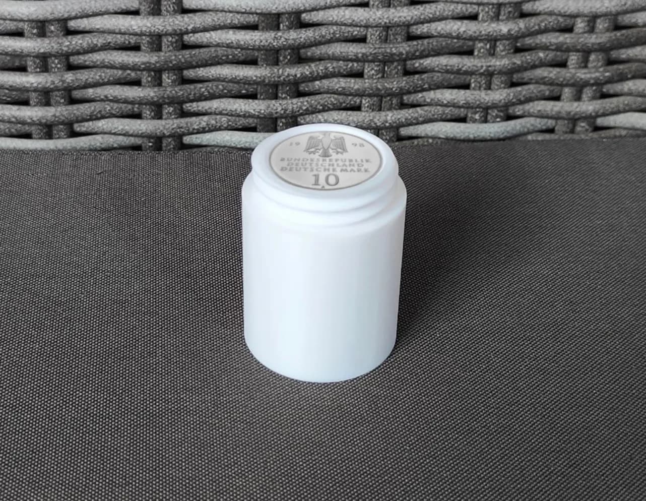 Münztube für 25x 10 DM Silber Gedenkmünzen Bild 2