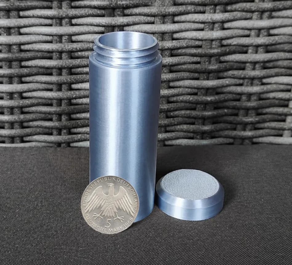 Münztube für 50x 5 DM Silber Gedenkmünzen Bild 8