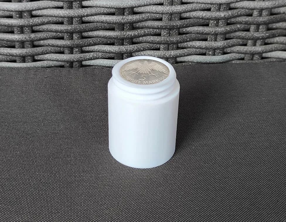 Münztube für 25x 5 DM Silber Gedenkmünzen Bild 2