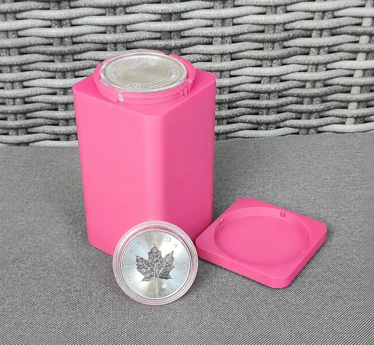 Münztube für 15x 1 Oz Silbermünzen Bild 9