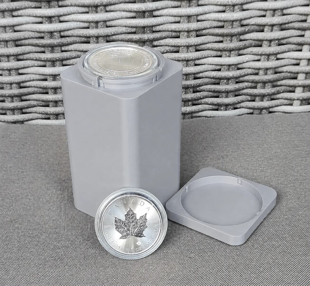 Münztube für 15x 1 Oz Silbermünzen Bild 3