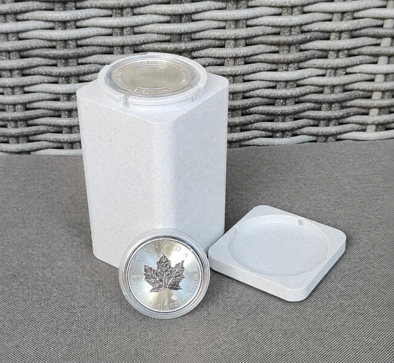 Münztube für 15x 1 Oz Silbermünzen Bild 8