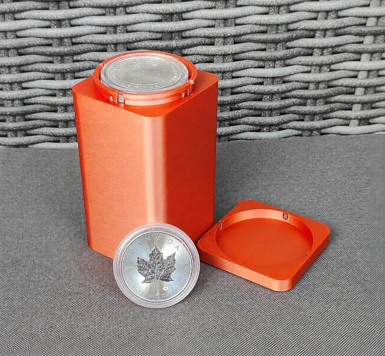 Münztube für 15x 1 Oz Silbermünzen Bild 7