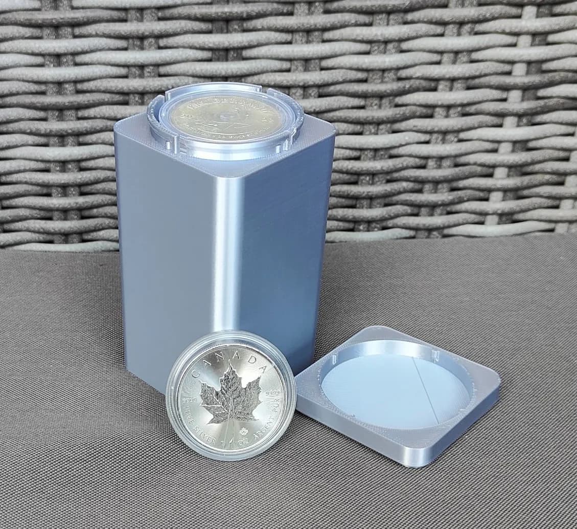 Münztube für 15x 1 Oz Silbermünzen Bild 6