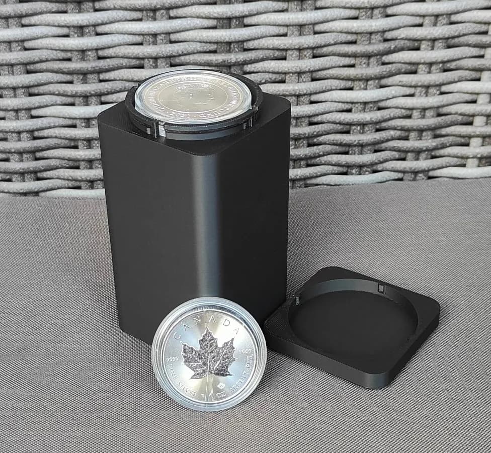 Münztube für 15x 1 Oz Silbermünzen Bild 2