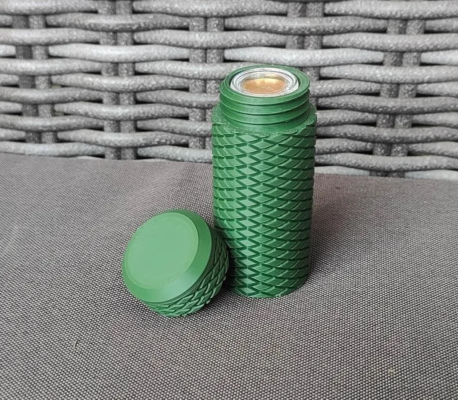 Münztube mit Diamantmuster für 1 Oz Silbermünzen Bild 8
