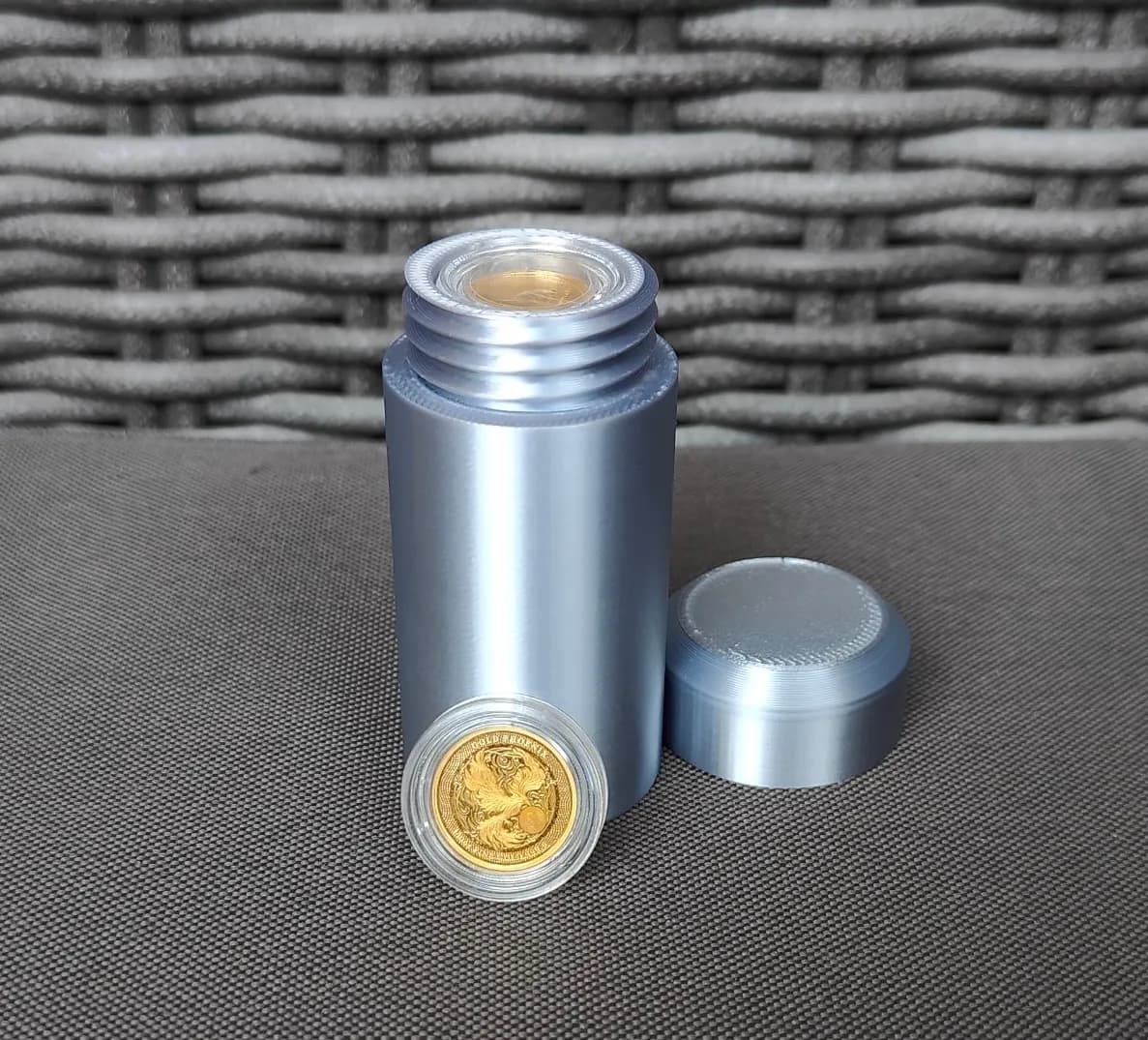 Münztube für 12x 1/10 Oz Goldmünzen Bild 6