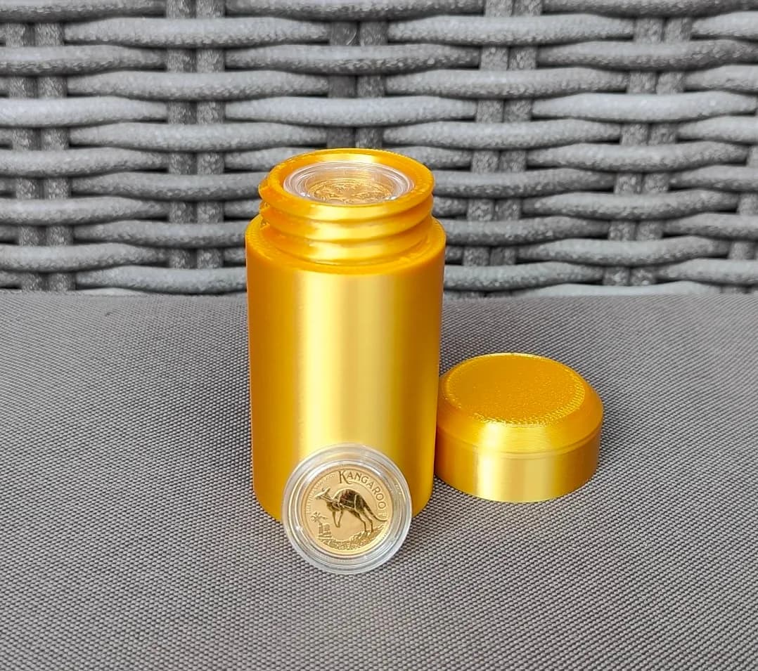 Münztube für 12x 1/10 Oz Goldmünzen