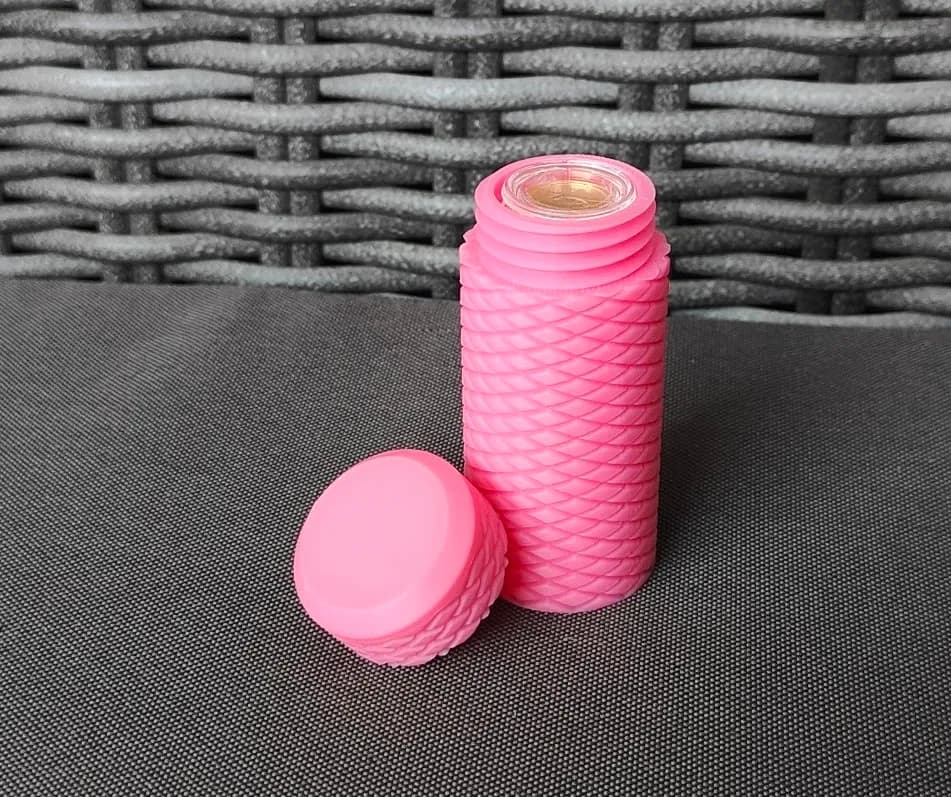 Münztube mit Diamantmuster für 1/10 Oz Goldmünzen Bild 11