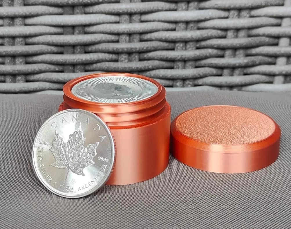 Münztube für 10x 1 Oz Silbermünzen - 39mm Bild 12