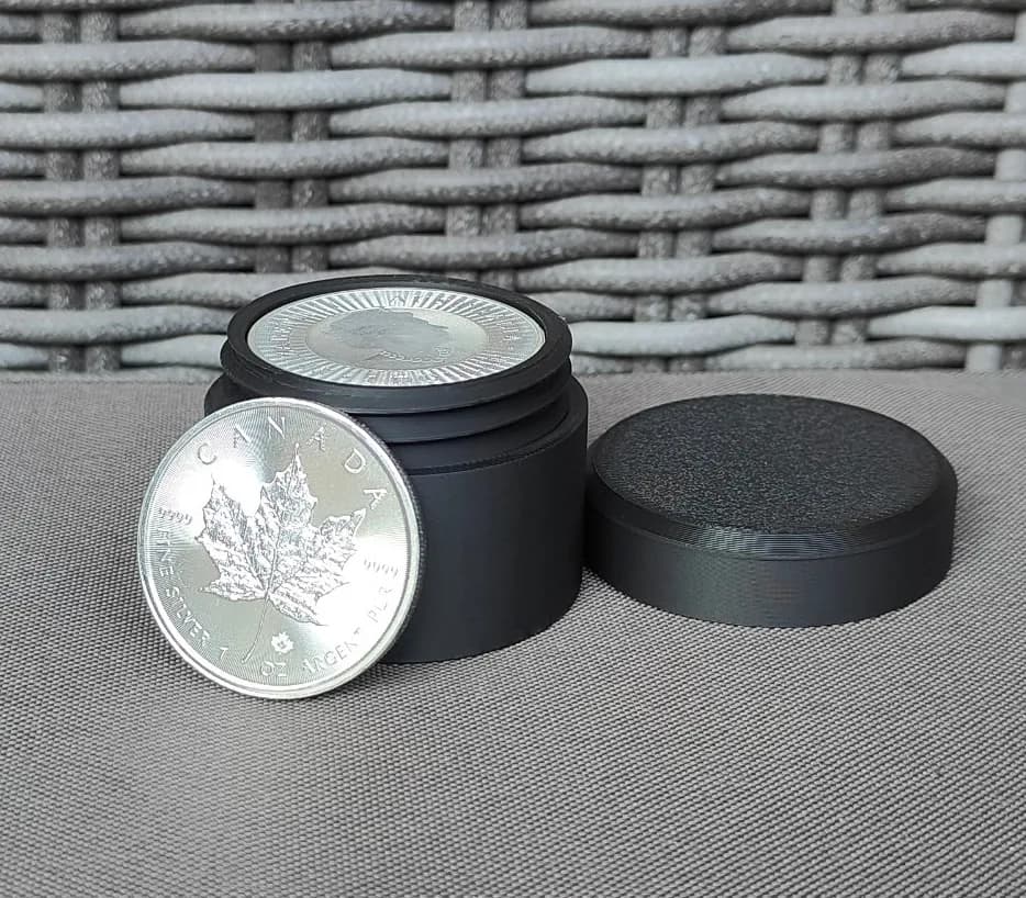 Münztube für 10x 1 Oz Silbermünzen - 39mm Bild 2