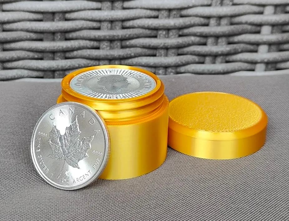 Münztube für 10x 1 Oz Silbermünzen - 39mm