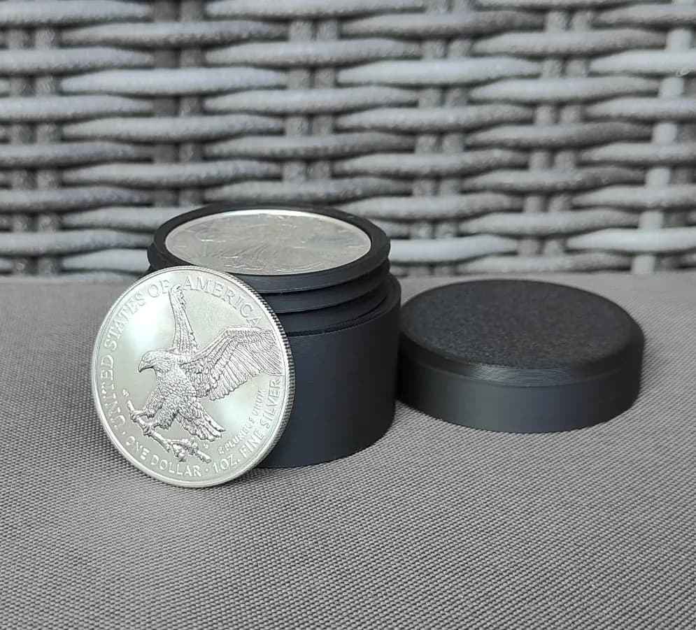 Münztube für 10x 1 Oz Silbermünzen - 40,6mm Bild 2