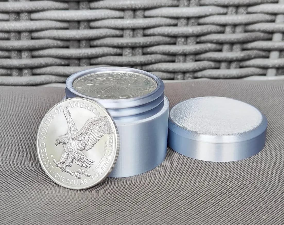 Münztube für 10x 1 Oz Silbermünzen - 40,6mm Bild 10