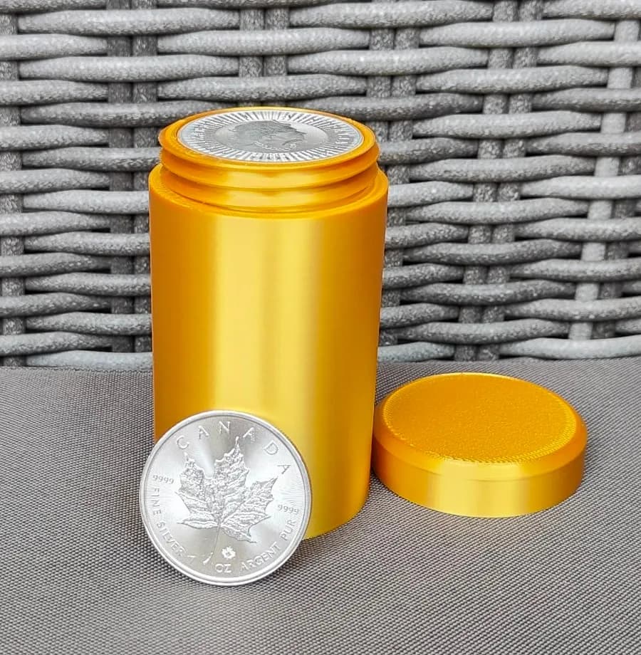 Münztube für 25x 1 Oz Silbermünzen - 39mm Bild 8