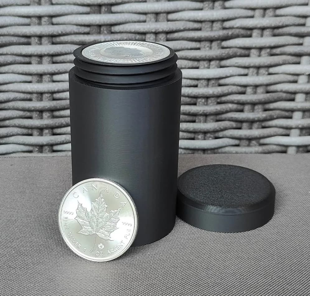 Münztube für 25x 1 Oz Silbermünzen - 39mm Bild 2