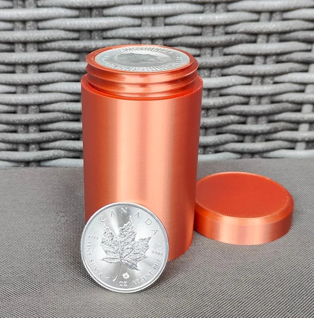 Münztube für 25x 1 Oz Silbermünzen - 39mm Bild 12