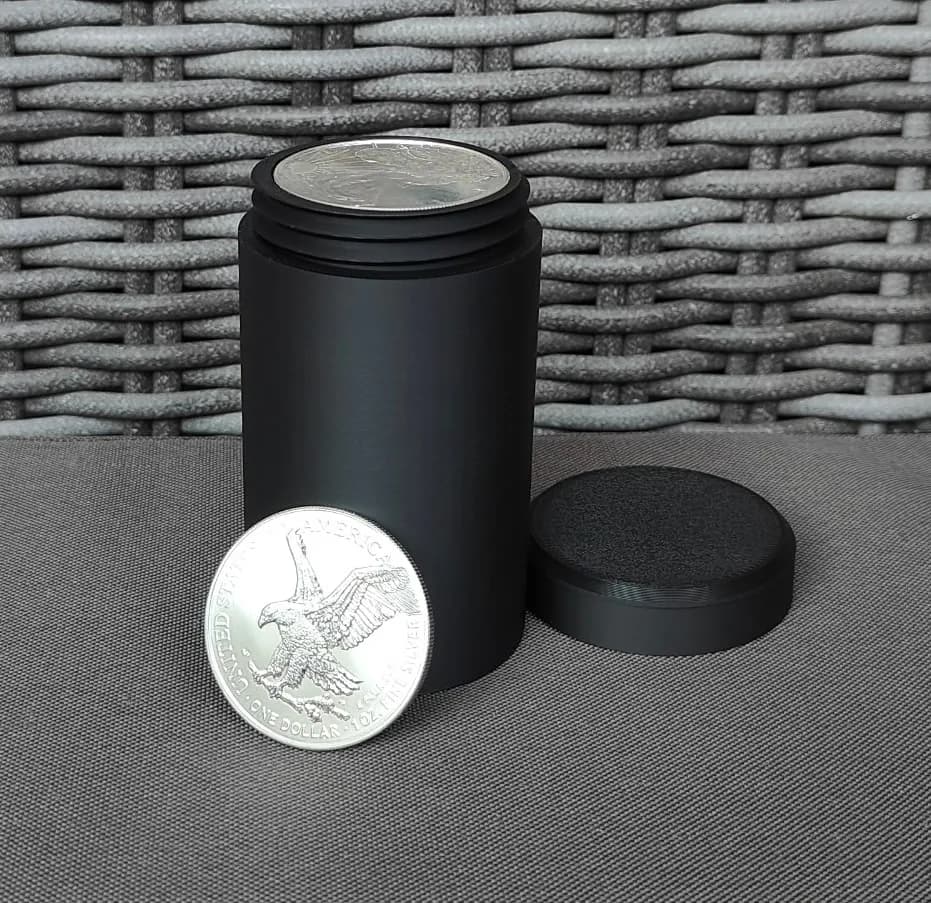 Münztube für 25x 1 Oz Silbermünzen - 40,6mm Bild 2
