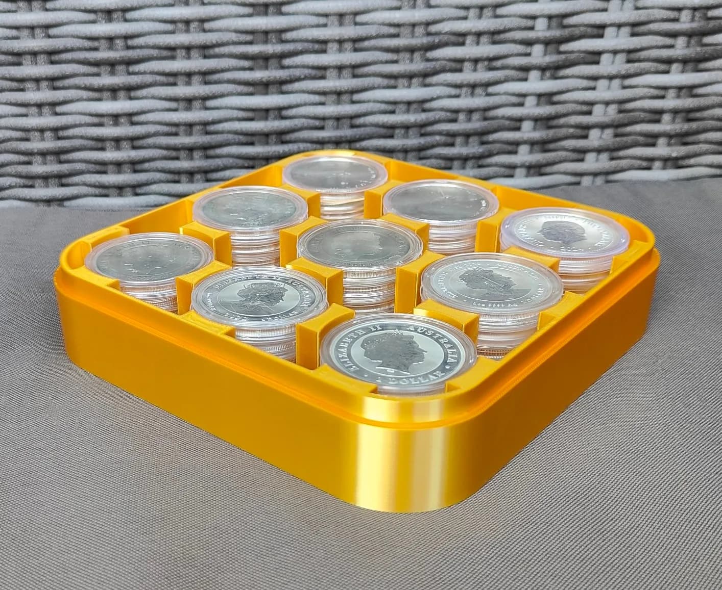 Münzbox für 45x 1 Oz Silbermünzen Bild 11