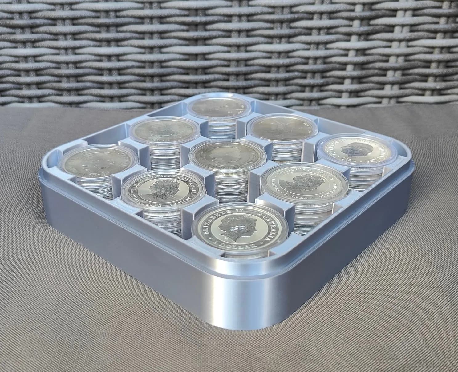 Münzbox für 45x 1 Oz Silbermünzen Bild 13