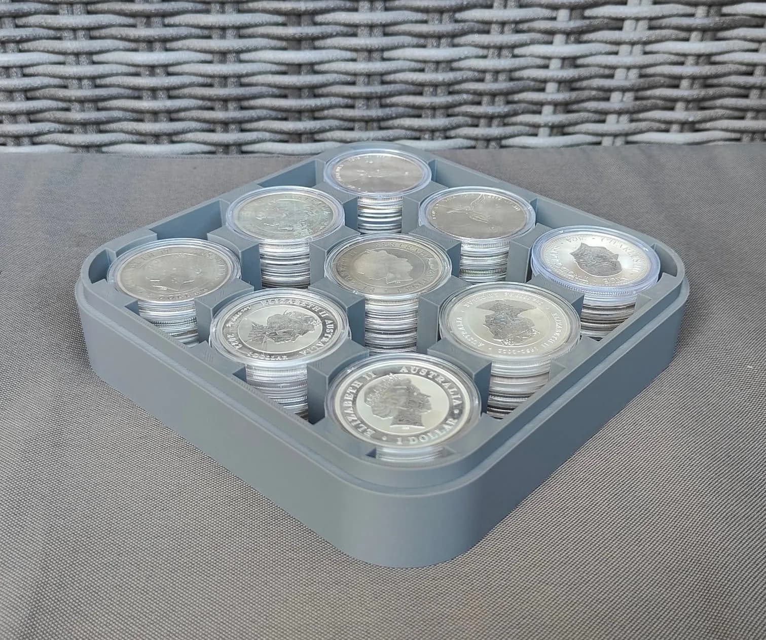 Münzbox für 45x 1 Oz Silbermünzen Bild 7