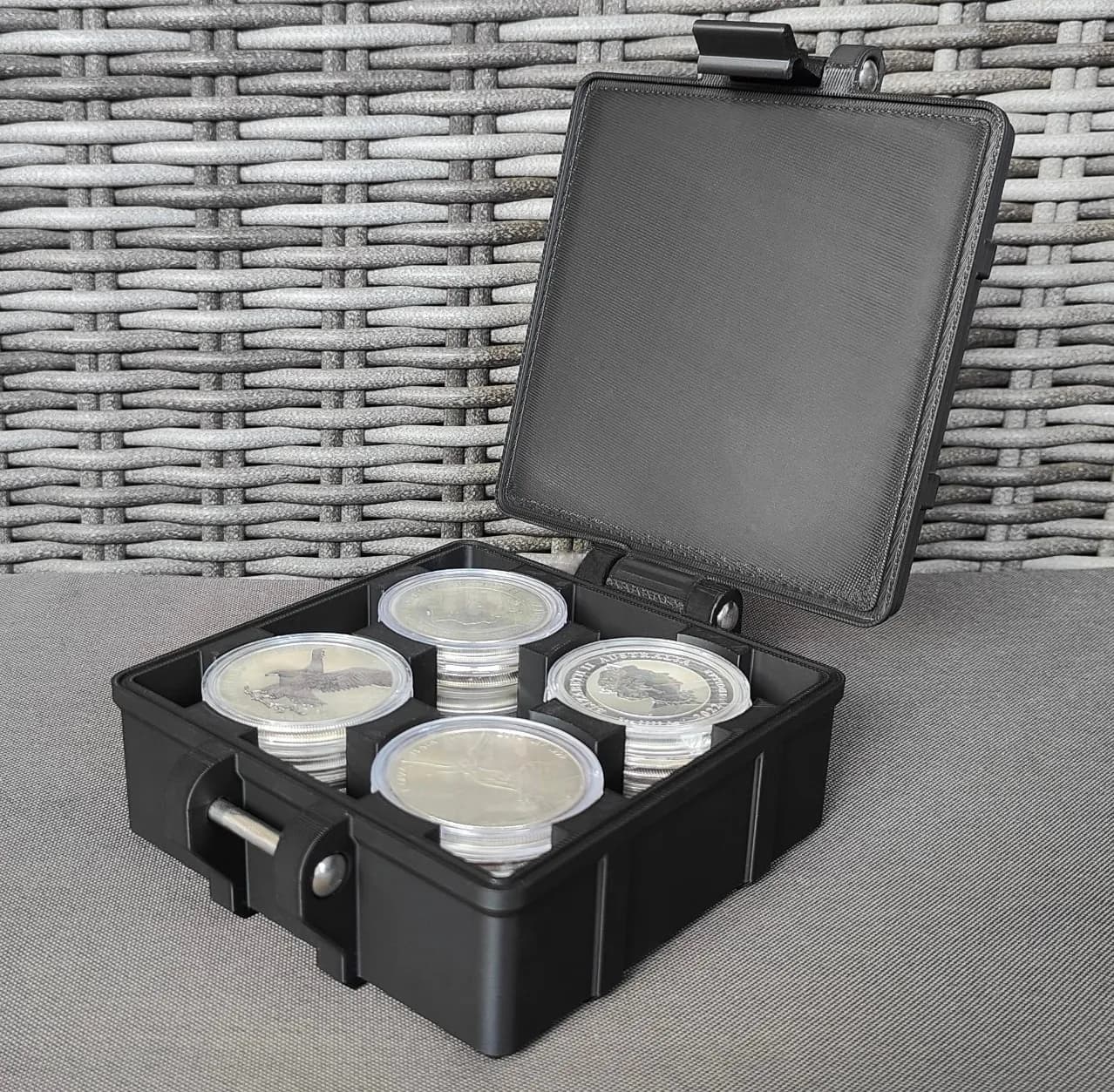 Münzkiste für 24x 1 Oz Silbermünzen