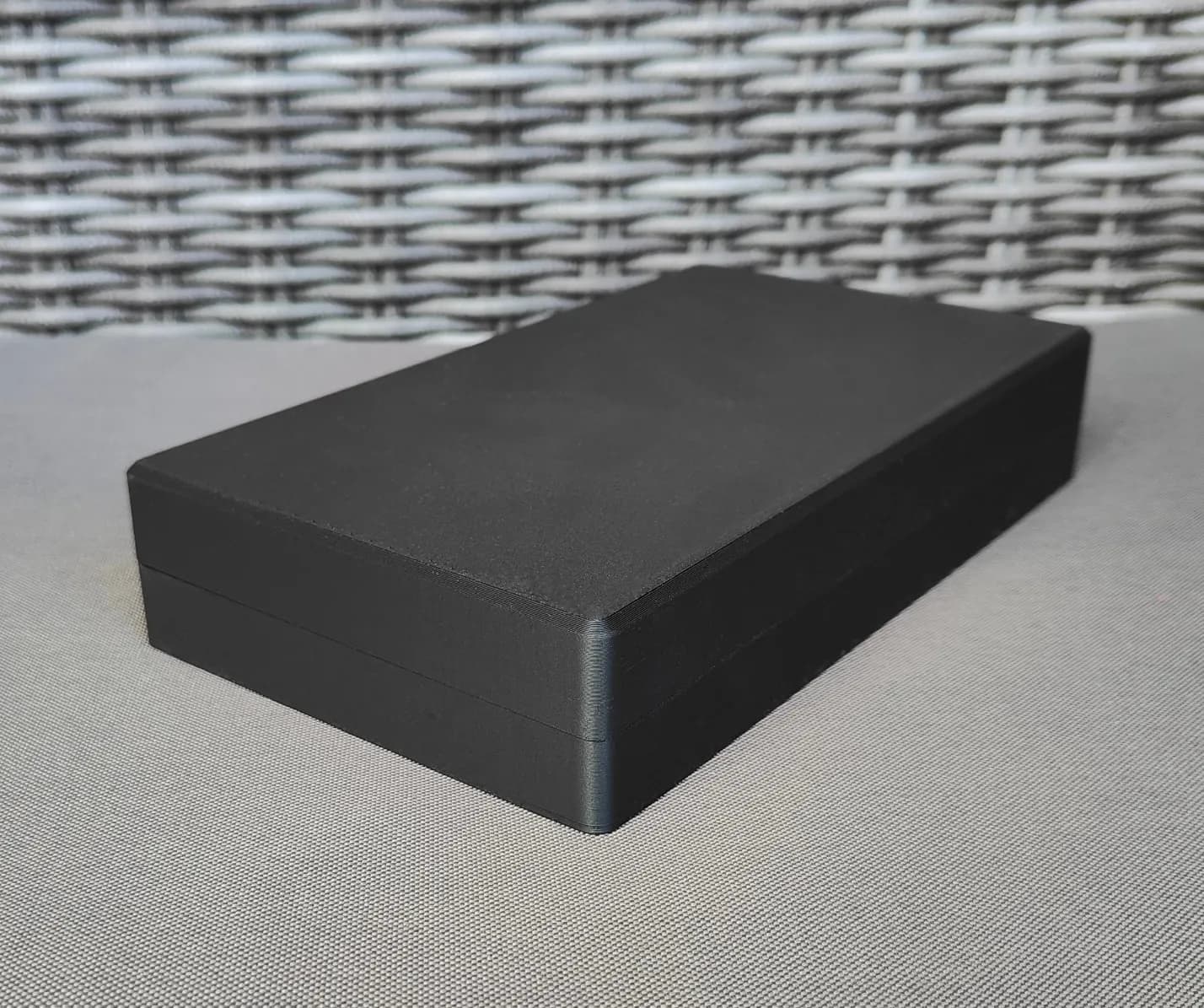 Münzbox für 50x Silbermünzen in Rectangle Kapseln, Querformat Bild 2